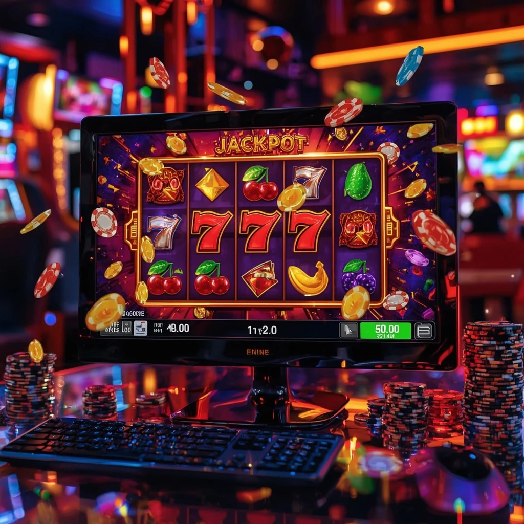 slots on monitor WINK BET CASINO
